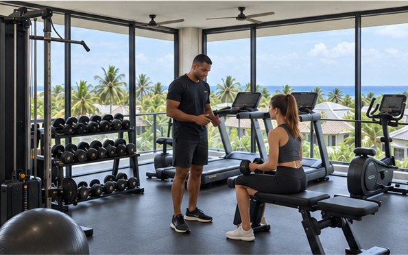 Emira's fitness centre, artist's impression