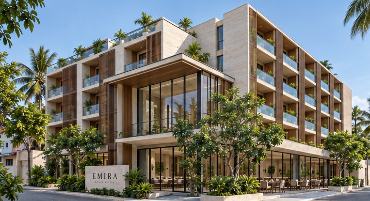 Emira's front corner, artist's impression