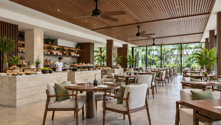 Emira's restaurant, artist's impression