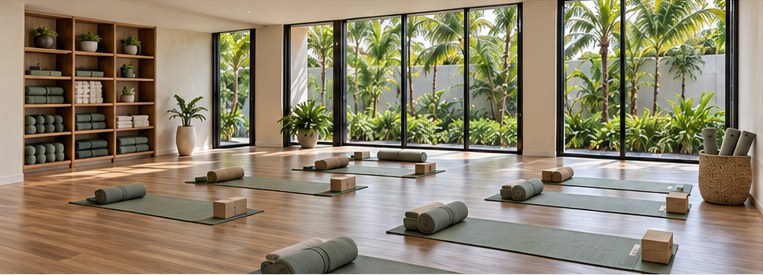 Emira's yoga studio, artist's impression